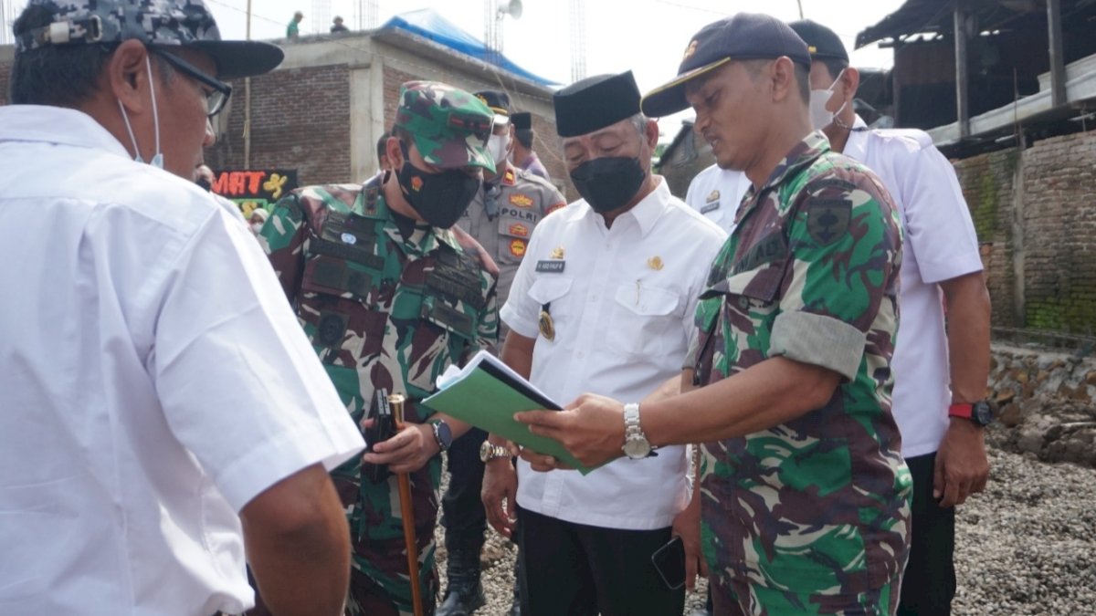 Wabup Gowa Siap Bantu Pembangunan Masjid Nurul Hayati yang Dibangun Pandam XIV Hasanuddin