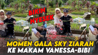 VIDEO: Momen Pertama Gala Sky Taburkan Bunga di&nbsp;Bibi Ardiansyah dan Vanessa Angel