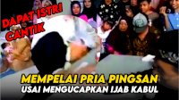 VIDEO: Viral, Mempelai Pria Pingsan Usai Mengucapkan Ijab Kabul