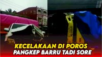VIDEO: Kecelakaan di Poros Pangkep-Barru, Mobil Truk Terguling