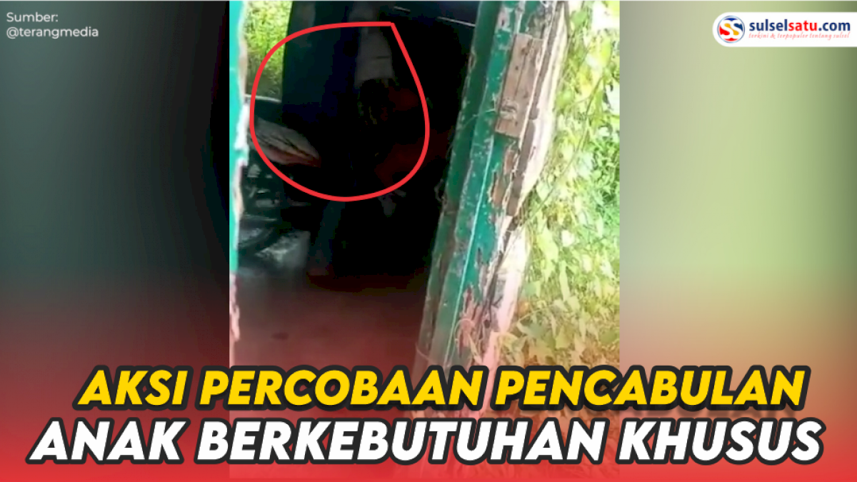VIDEO: Detik-detik Aksi Percobaan Pencabulan Anak Berkebutuhan Khusus di Pesisir Selatan