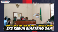 VIDEO: Penyitaan Sertifikat Palsu untuk Lahan Eks Kebun Binatang Sudah Sesuai Ketentuan