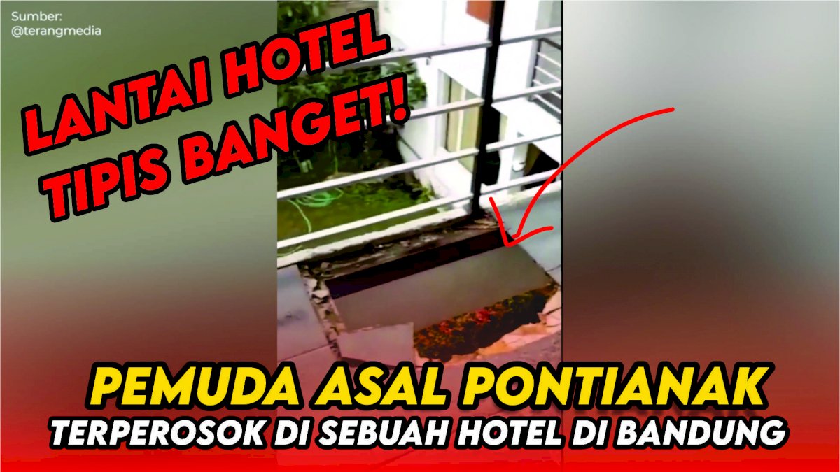 VIDEO:  Terperosok di Sebuah Hotel di Bandung, Pemuda Asal Pontianak Meninggal Dunia