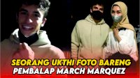 VIDEO: Bikin Iri, Seorang Ukhti Foto Bareng dengan Pembalap March Marquez