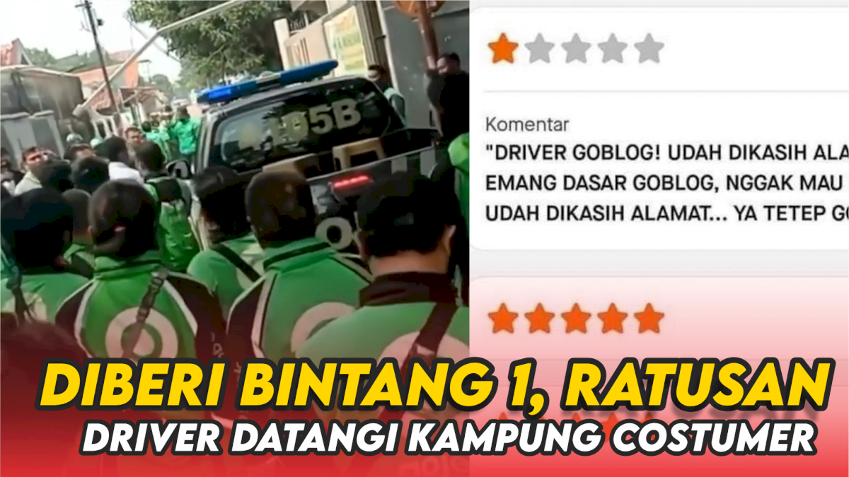 VIDEO: Diberi Bintang 1 dan Dimaki maki, Ratusan Driver Ojol Datangi Rumah Costumer