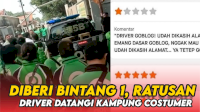 VIDEO: Diberi Bintang 1 dan Dimaki maki, Ratusan Driver Ojol Datangi Rumah Costumer