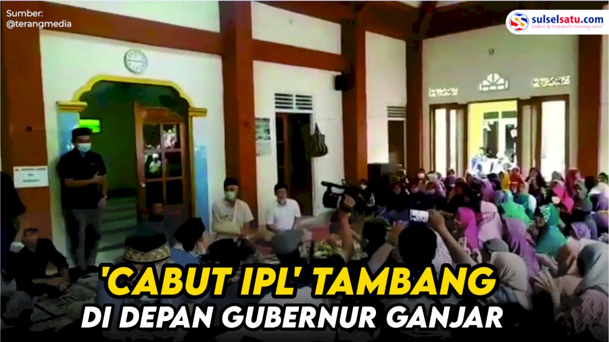 VIDEO: Warga Wadas Nyanyikan ‘Cabut IPL’ Tambang Di Depan Gubernur Ganjar