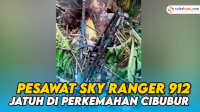 VIDEO: Tabrak Pohon Pisang, Pesawat Sky Ranger 912 Jatuh di Perkemahan Cibubur