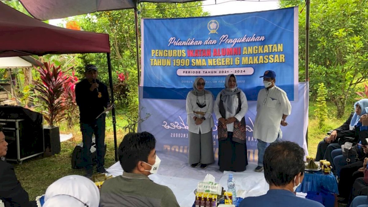 Rudianto Lallo Lantik Pengurus IKA SMA 6 Makassar Angkatan 90