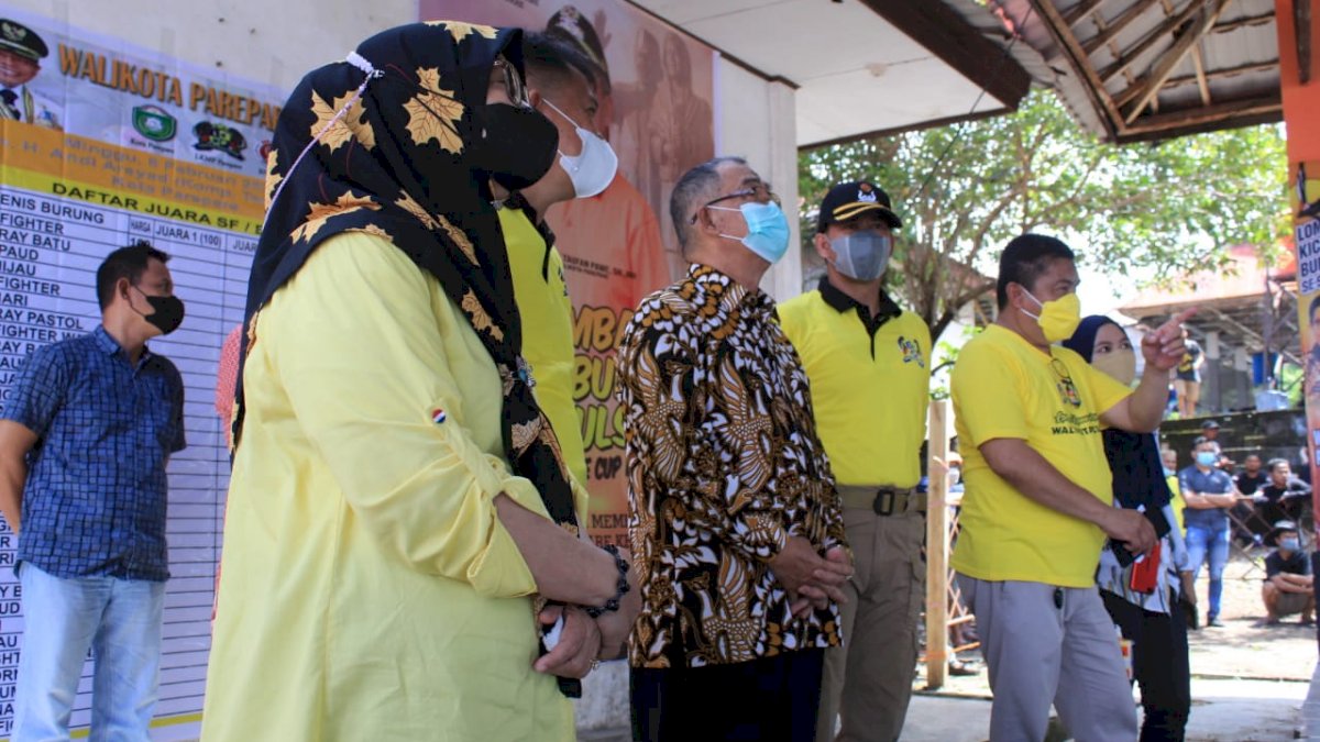 Buka Lomba Kicau Burung Walikota Cup-II, Wawali Parepare Ingatkan Bahaya Covid-19