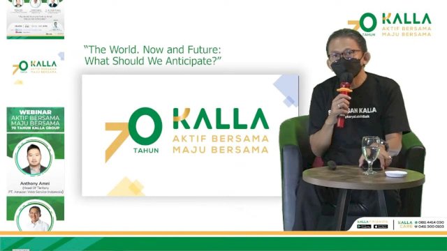 Kalla Group menggelar webinar dengan berbagi cara bagaimana memanfaatkan peluang di era digital (dok. Kalla Group)