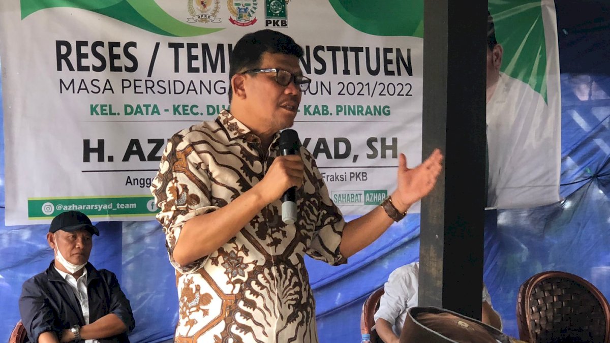 Azhar Arsyad Reses di Pinrang, Warga Keluhkan Kelangkaan Pupuk Subsidi