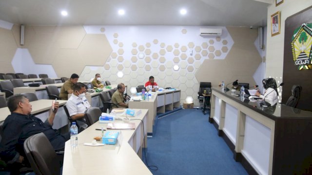 Proses uji kompetensi seleksi pejabat pimpinan tinggi pratama pada posisi Sekretaris Daerah (Sekda) Kabupaten Gowa yang berlangsung di Baruga Karaeng Pattingalloang, Kantor Bupati Gowa (dok. Pemkab Gowa)