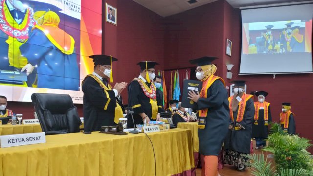 Penyelenggaraan Wisuda PPG UNM Makassar Periode Februari 2022 (Ist) 