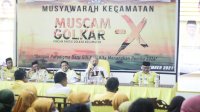 Golkar Jeneponto Gelar Muscam, Iksan : Jaga Nama Baik Partai