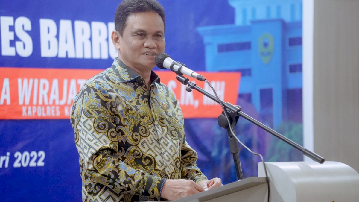 Tak Ada Kata Mantan, Bupati Barru Dalam Acara Pisah Sambut Kapolres
