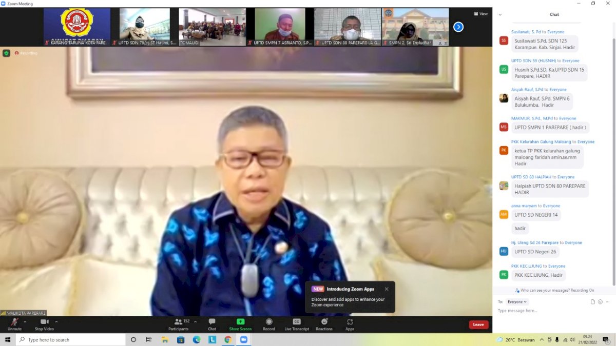 Taufan Pawe Ajak Jajaran Gunakan Bahasa Bugis