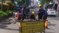 Antisipasi Jalan Ambruk, Satgas PU Makassar Lakukan Pembenahan