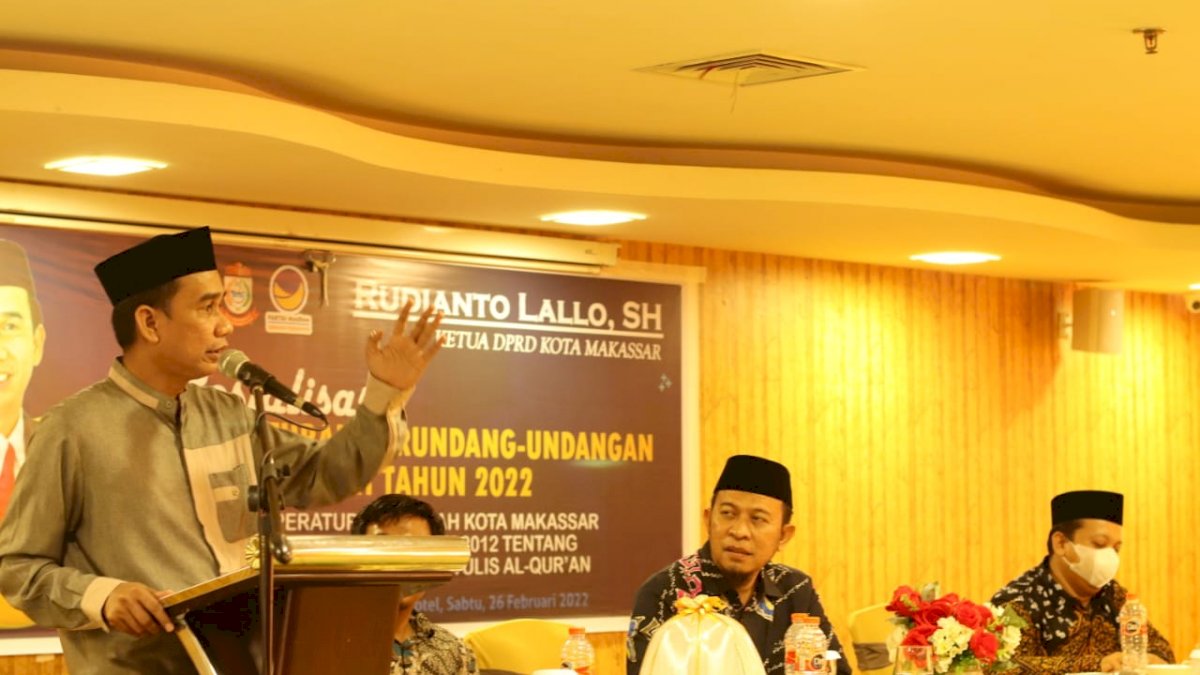 Rudianto Lallo Minta Berkas Ranperda Segera Dilengkapi Sebelum Paripurna