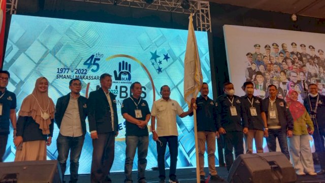Andi Rukman Nurdin terpilih secara aklamasi pimpin IKA SMA 5 Makassar dalam acara Mubes dan reuni akbar di Claro Makassar (ist)