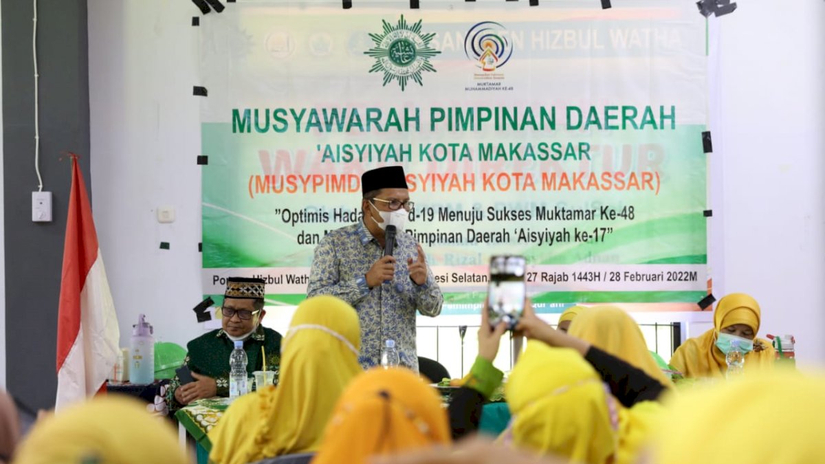 Hadiri Muspimda Aisyiyah, Wali Kota Makassar Minta Keterlibatan Peran Orang Tua Lewat Program Jagai Anakta’