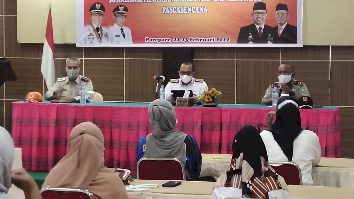 BPBD Parepare Gelar Sosialisasi Penilaian dan Kerusakan Pascabencana