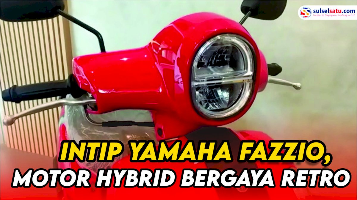 VIDEO: Intip Yamaha Fazzio, Motor Hybrid Bergaya Retro Bakal Launching di Makassar Bulan Ini