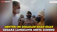 VIDEO: Menteri Perdagangan Dimarahi Emak-emak karena Langkanya Minyak Goreng