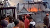 Satu Unit Rumah Milik Warga di Desa Sapanang Jeneponto Ludes Terbakar