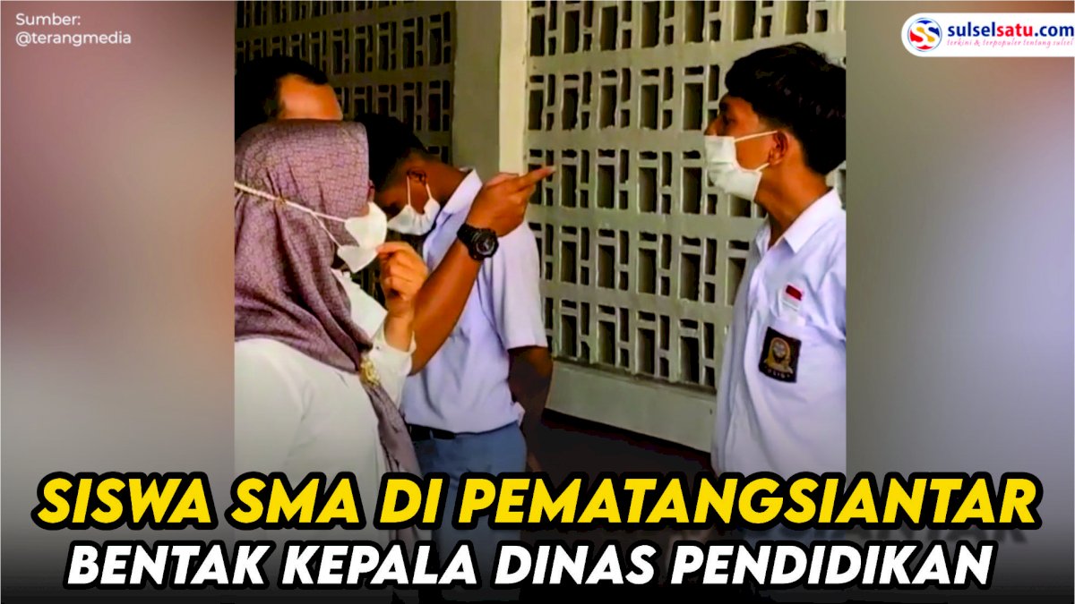 VIDEO: Parah, Siswa SMA di Pematangsiantar Bentak Kepala Dinas saat Terjaring Razia