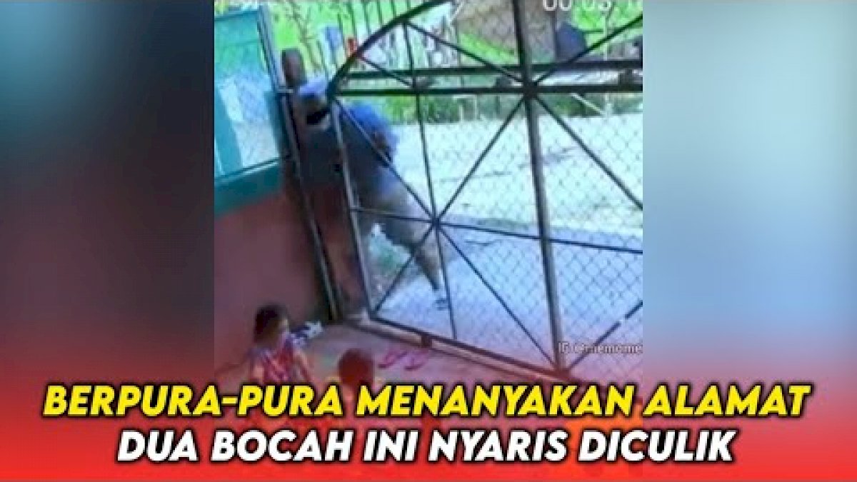 VIDEO: Berpura pura Menanyakan Alamat, Dua Bocah Ini Nyaris Diculik