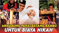 VIDEO: Pria di Malaysia Menabung Pakai Batang Bambu untuk Biaya Nikah, Terkumpul Rp30 Juta