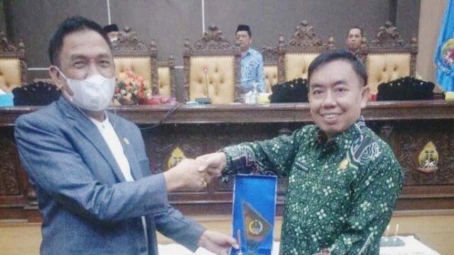 Wakil Ketua II DPRD Jeneponto, Imam Taufik, terima kunjungan Tim Banggar DPRD Provinsi Sulsel (Int)