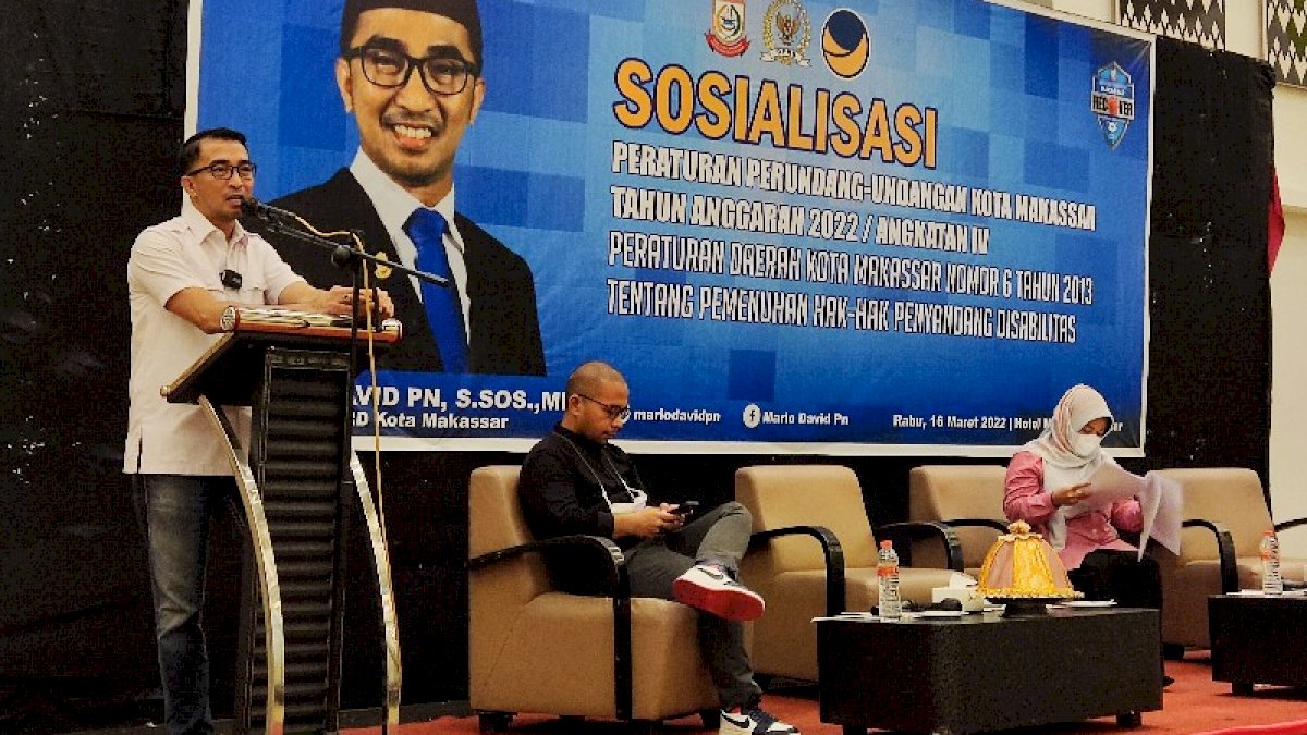 Mario David Siap Akomodir Hak Penyandang Disabilitas