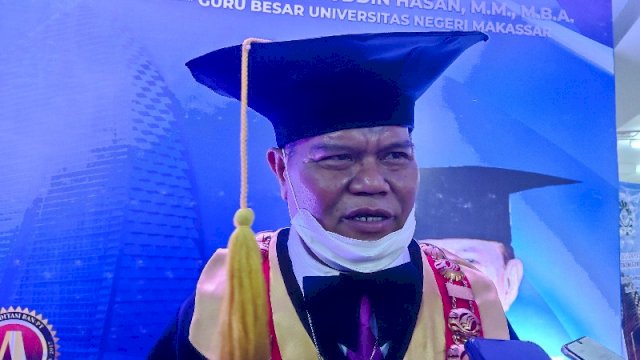 Rektor UNM Makassar, Prof Husain Syam (Sulselsatu/Jahir Majid) 