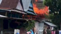 Breaking News : Tiga Rumah Warga Ludes Dilalap Si jago Merah di Jeneponto