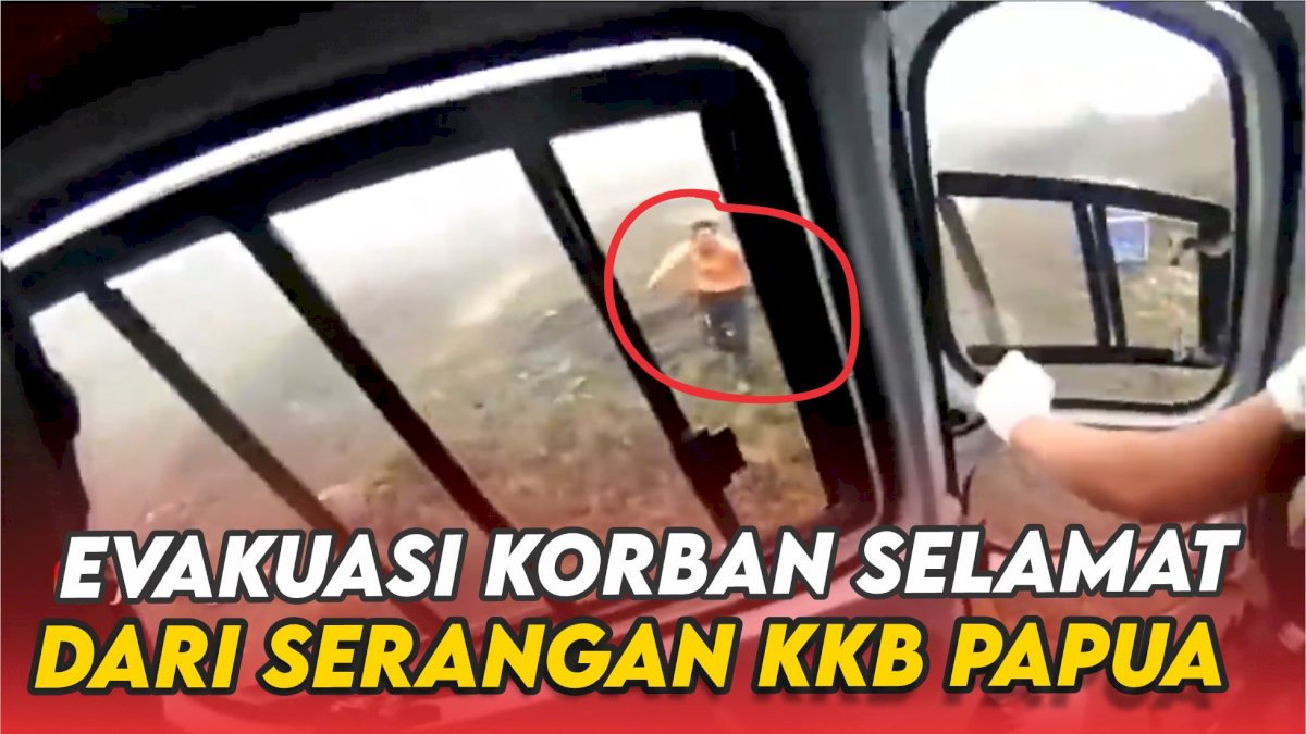VIDEO: Detik-detik Evakuasi Korban Selamat dari Serangan KKB Papua