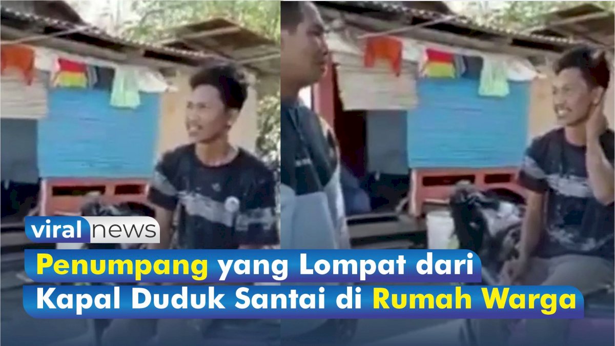 VIDEO: Tim Sar Sibuk Mencari, Penumpang yang Lompat dari KMP Mishima Duduk Santai di Rumah Warga