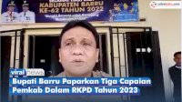 VIDEO: Bupati Barru Paparkan Tiga Capaian Pemkab Dalam RKPD Tahun 2023