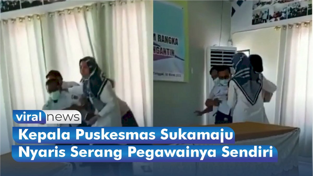 VIDEO: Gegara Pertanyakan Mekanisme Insentif COVID-19, Kepala Puskesmas Sukamaju Nyaris Serang Pegawainya