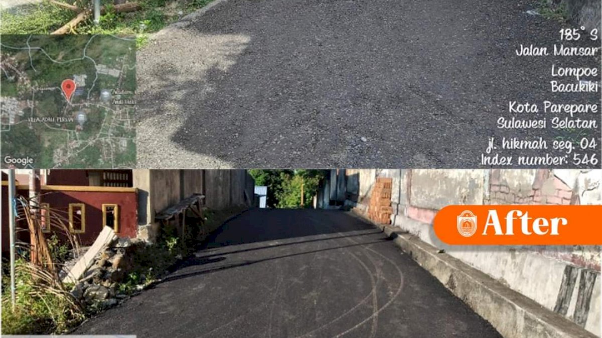 Tahun 2021, Pemkot Parepare Perbaiki 6.504 KM Ruas Jalan