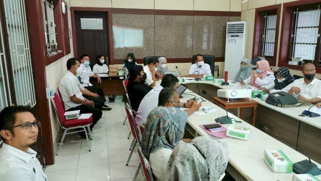 rapat koordinasi Penyusunan Rancangan Awal RKPD Kota Makassar tahun 2023 (Bidang infrastruktur) (Ist) 