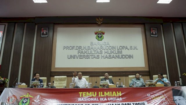 Wali Kota Makassar, Danny Pomanto Menjadi Narasumber pada Temu Nasional Ika Alumni Unhas (Ist) 