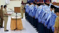 Wabup Pinrang Ambil Sumpah 55 CPNS, Harap Tak Pindah Tugas