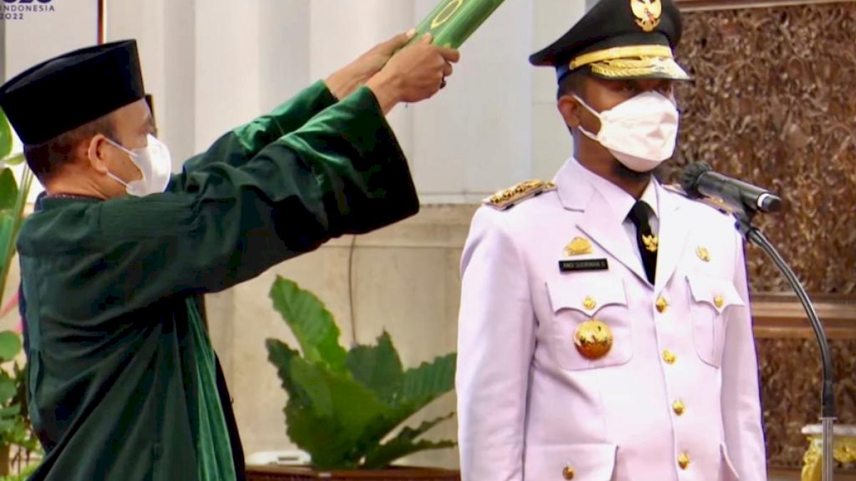 Sah! Andi Sudirman Sulaiman Gubernur Sulsel Hingga Tahun 2023