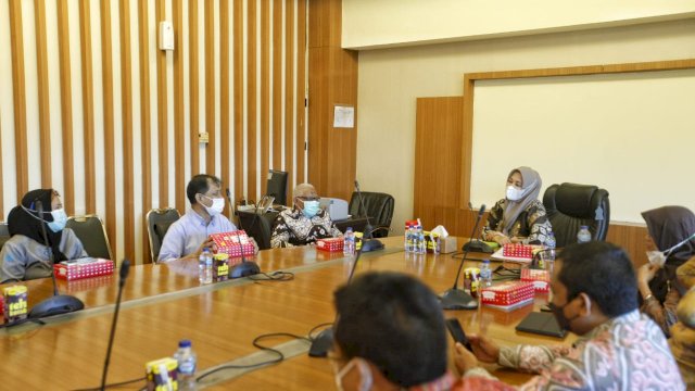 Wakil Wali Kota Makassar Bahas LKPD Pemkot Makassar TA 2021 Bersama Perwakilan BPK RI (Ist) 