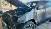 BreakingNews : Mobil Anggota DPRD Kabupaten Jeneponto Dibakar OTK