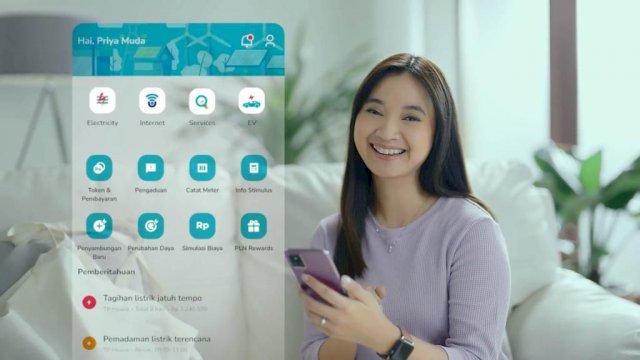 PLN Mobile semakin lengkap dengan disematkan fitur tambah daya listrik (dok. PLN)