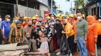 Wawali Fatmawati Bersama Kadinkes Makassar Ikuti Sabtu Bersih di Kecamatan Tallo