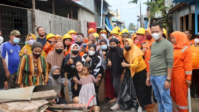 Wawali Fatmawati Rusdi Ikuti sabtu Bersih di Kecamatan Tallo (Ist) 